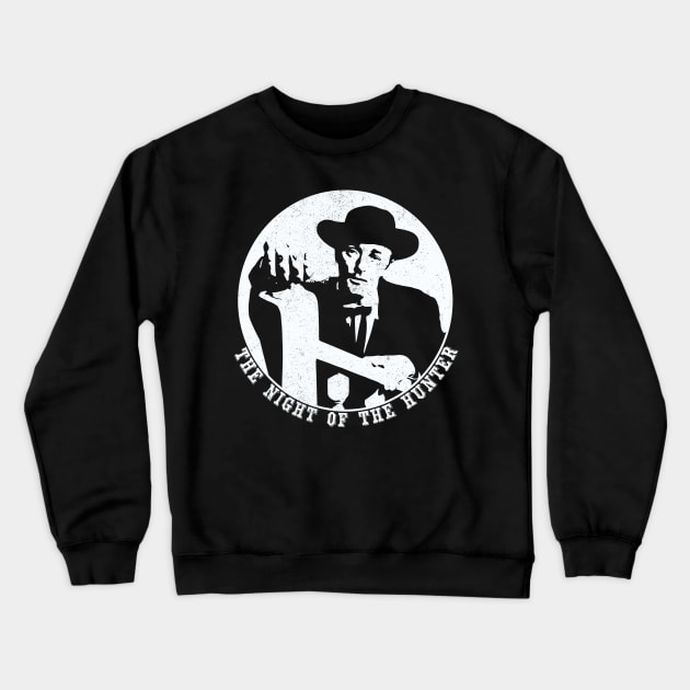 Robert Mitchum Night Of The Hunter Crewneck Sweatshirt by RCDBerlin